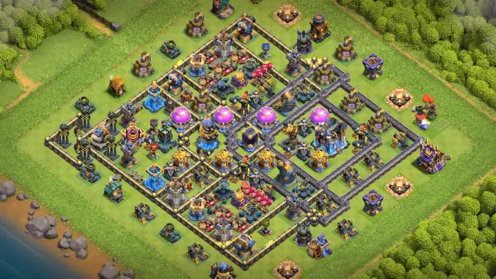TH18 Anti-3 Light Beam Farming Base #3 - ClashBaseLink